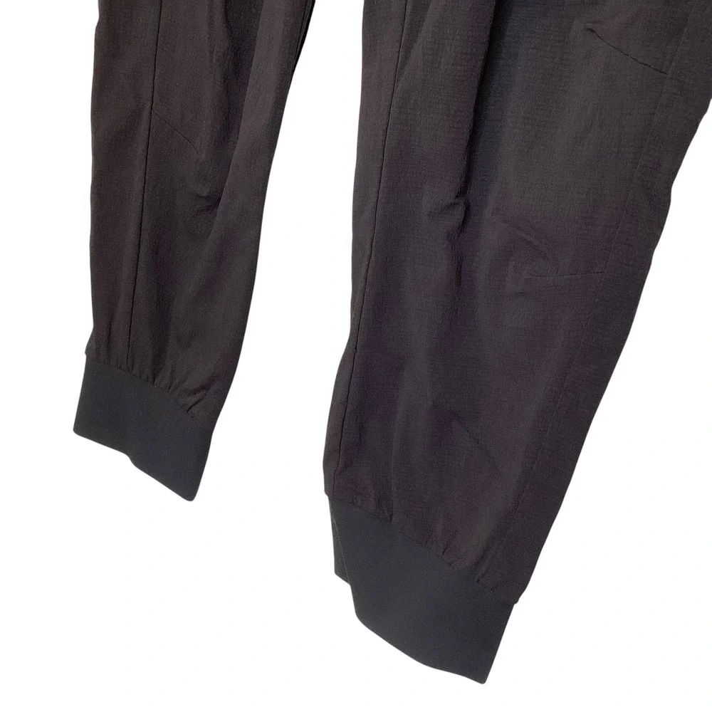 Athleta Trekkie North Crop 23 Jogger Black Hiking Pants 12T Camping - Picture 7 of 12